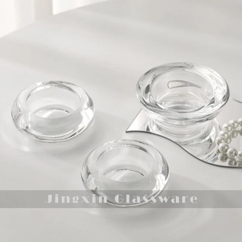 2 glass candle holder001 2 glass candle holder001